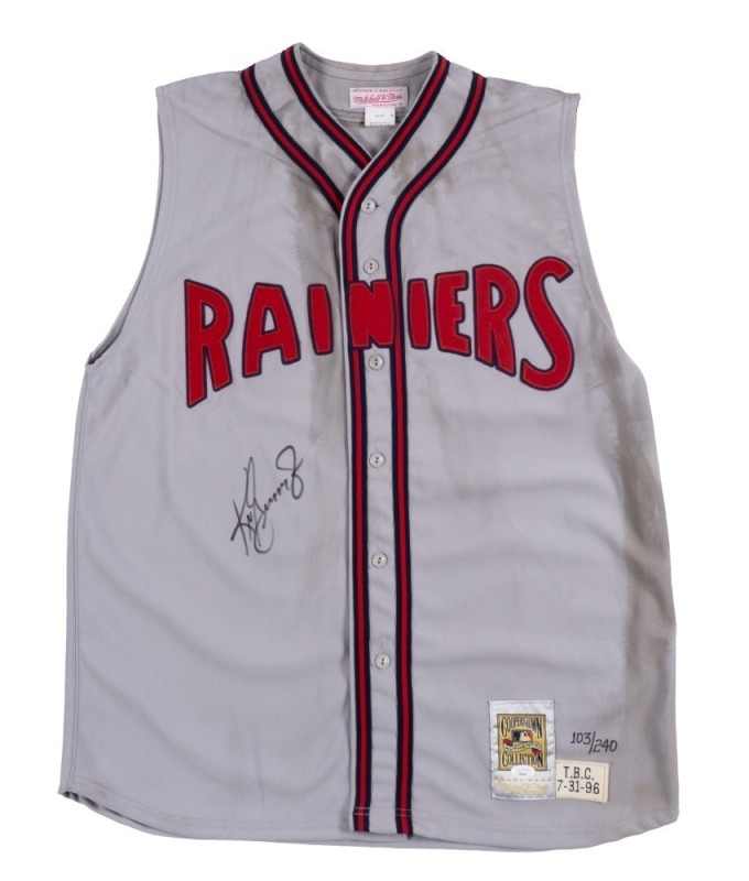 KEN GRIFFEY JR. SIGNED LIMITED EDITION TACOMA RAINIERS VEST - JSA