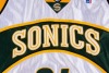 RAY ALLEN SIGNED SEATTLE SUPERSONICS JERSEY - JSA - 6