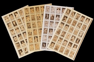 CRAMER BASEBALL LEGENDS UNCUT CARD SHEETS