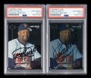 KIRBY PUCKETT SIGNED 1996 UPPER DECK BEST OF A GENERATION CARD PAIR