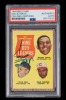 WILLIE MAYS SIGNED 1962 TOPPS HOME RUN LEADERS CARD #54 - PSA