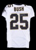 REGGIE BUSH 2006 ROOKIE SEASON GAME WORN & SIGNED NEW ORLEANS SAINTS JERSEY - PSA