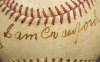 BABE RUTH SIGNED BASEBALL FROM MARV GUDAT COLLECTION - JSA - 2