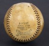 BABE RUTH 1932 WORLD SERIES SIGNED BASEBALL FROM MARV GUDAT COLLECTION - JSA - 5