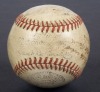 1935 FIRST MLB NIGHT GAME, GAME USED & SIGNED BASEBALL - 4