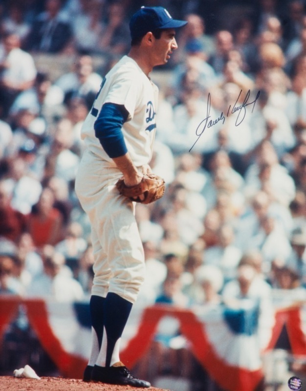 SANDY KOUFAX SIGNED 16x20 PHOTOGRAPH - JSA