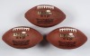 BRETT FAVRE SIGNED FOOTBALL GROUP OF THREE - JSA - 2
