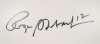 ROGER STAUBACH SIGNED FOOTBALL - JSA