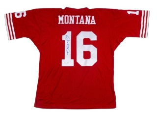 JOE MONTANA SIGNED SAN FRANCISCO 49ers 1989 THROWBACK JERSEY - JSA
