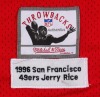 JERRY RICE SIGNED SAN FRANCISCO 49ers 1996 THROWBACK JERSEY - JSA - 5