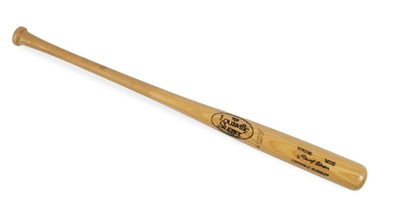 HANK AARON SIGNED BASEBALL BAT - JSA