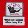 JERRY RICE SIGNED SAN FRANCISCO 49ers 1996 THROWBACK JERSEY - PSA - 5