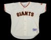 WILLIE MAYS SIGNED SAN FRANCISCO GIANTS JERSEY - PSA - 2