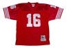 JOE MONTANA SIGNED AND MULTI-INSCRIBED SAN FRANCISCO 49ers 1989 THROWBACK JERSEY - PSA - 2