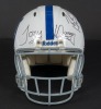 PEYTON MANNING, DWIGHT FREENEY & TONY DUNGY SIGNED INDIANAPOLIS COLTS TEAM-ISSUED HELMET - PSA - 3