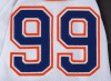 WAYNE GRETZKY SIGNED AND MULTI-INSCRIBED EDMONTON OILERS JERSEY - PSA - 12