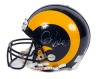 KURT WARNER & ISAAC BRUCE SIGNED ST. LOUIS RAMS RIDDELL PRO MODEL FULL SIZE HELMET - PSA - 2