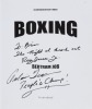 BOXING CHAMPIONS MULTI-SIGNED BOXING BOOK - 4