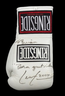 LENNOX LEWIS SIGNED BOXING GLOVE