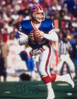 JIM KELLY SIGNED AND INSCRIBED 16 X 20 PHOTOGRAPH - PSA