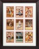 PHILADELPHIA PHILLIES 1979 SIGNED PHOTOGRAPHS DISPLAY OF NINE - PSA