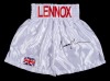 LENNOX LEWIS SIGNED BOXING TRUNKS