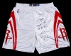 TRACY McGRADY / JUWAN HOWARD GAME WORN AND SIGNED HOUSTON ROCKETS SHORTS - PSA