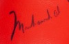 MUHAMMAD ALI, GEORGE FOREMAN & JOE FRAZIER SIGNED BOXING GLOVE - PSA - 3