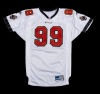 WARREN SAPP SIGNED & INSCRIBED 2000 TAMPA BAY BUCCANEERS TEAM ISSUED JERSEY - PSA - 2