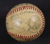 1945 CHICAGO CUBS TEAM SIGNED BASEBALL - 3