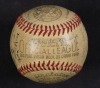 1945 CHICAGO CUBS TEAM SIGNED BASEBALL - 6