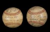 1939 OAKLAND OAKS TEAM SIGNED PACIFIC COAST LEAGUE BASEBALL PAIR