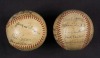 1939 OAKLAND OAKS TEAM SIGNED PACIFIC COAST LEAGUE BASEBALL PAIR - 5