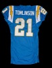 LaDANIAN TOMLINSON SIGNED 2006 MVP SEASON GAME ISSUED SAN DIEGO CHARGERS JERSEY - PSA