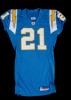 LaDANIAN TOMLINSON SIGNED 2006 MVP SEASON GAME ISSUED SAN DIEGO CHARGERS JERSEY - PSA - 2