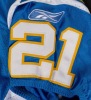 LaDANIAN TOMLINSON SIGNED 2006 MVP SEASON GAME ISSUED SAN DIEGO CHARGERS JERSEY - PSA - 7