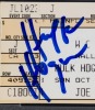 HULK HOGAN AND RICK FLAIR SIGNED 1994 WCW HALLOWEEN HAVOC FULL TICKET - PSA 6 / AUTO 8 - 3