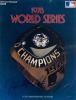 CATFISH HUNTER SIGNED 1978 WORLD SERIES PROGRAM