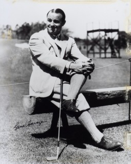 GENE SARAZEN SIGNED 16 X 20 PHOTOGRAPH