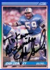 DICK BUTKUS & OTHERS SIGNED FOOTBALL THEMED GROUP - 7