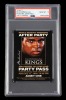 MUHAMMAD ALI SIGNED WHEN WE WERE KINGS AFTER PARTY PASS PSA 10