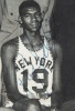 RAY FELIX 1954 NBA ROY SIGNED 1955-56 NEW NORK KNICKERBOCKERS TEAM IMAGE - 2