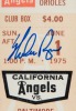 NOLAN RYAN SIGNED & INSCRIBED JUNE 1, 1975, FOURTH NO-HITTER FULL TICKET - PSA 7 / AUTO 10 - ONE OF FOUR AUTOGRAPHED - 2