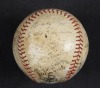 1944 NEW YORK GIANTS TEAM SIGNED BALL - 2