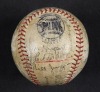 1944 NEW YORK GIANTS TEAM SIGNED BALL - 4