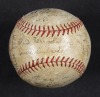 1944 NEW YORK GIANTS TEAM SIGNED BALL - 6