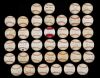 BASEBALL HALL OF FAME INDUCTEES SIGNED BASEBALL GROUP OF 38