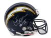 JUNIOR SEAU SIGNED SAN DIEGO CHARGERS RIDDELL PRO MODEL FULL SIZE HELMET - PSA