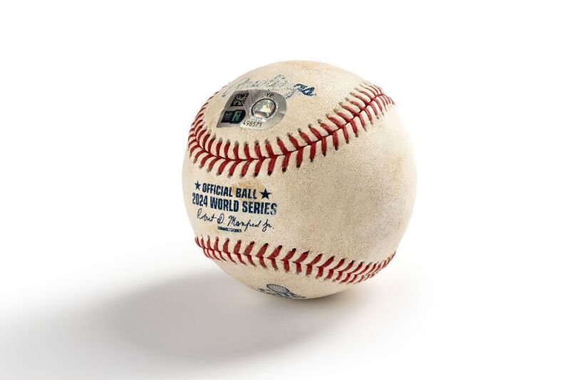 Dodgers World Series 2024 Last Out Ball