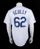 VIN SCULLY SIGNED "62" DODGERS JERSEY